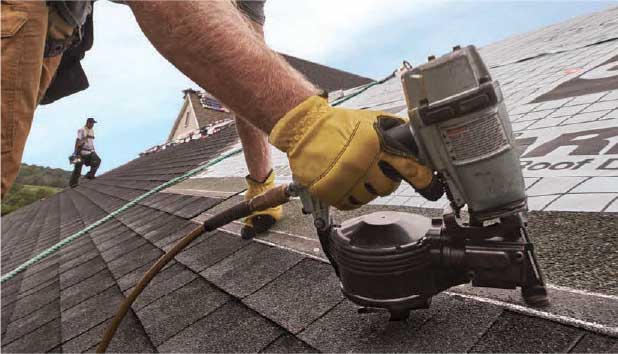 Roof ventilation diagram with labeled components
